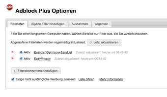 Bild 1 für Adblock Plus for Chrome