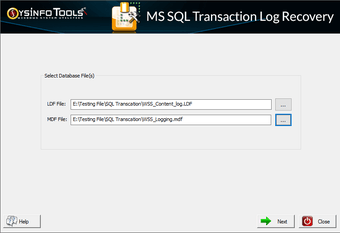 Obraz 0 dla SysInfo SQL Transaction L…