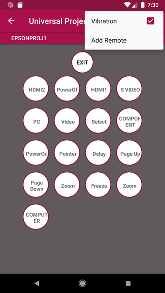 Universal Projector Remot…の画像0
