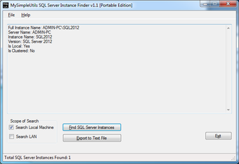 Image 0 pour MySimpleUtils SQL Server …