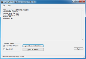 Imagen 0 para MySimpleUtils SQL Server …