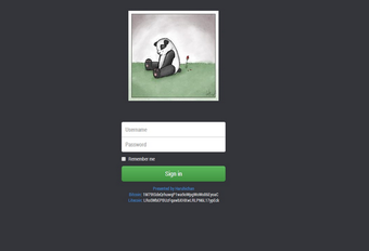 Sad Panda for Chrome