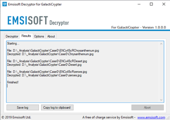 Image 0 for Emsisoft Decryptor for ST…