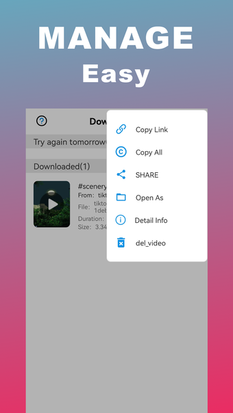 Video Downloader for Tiktik