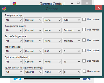 Gamma Control