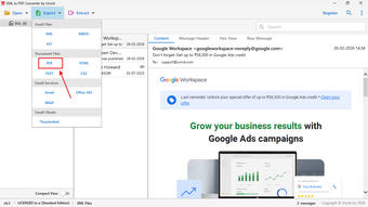 Bild 0 für Univik EML to PDF Convert…