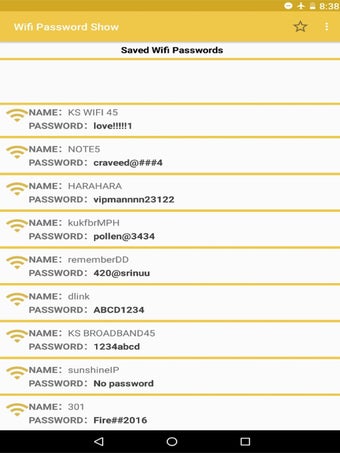 Wifi Password Show的第0张图片