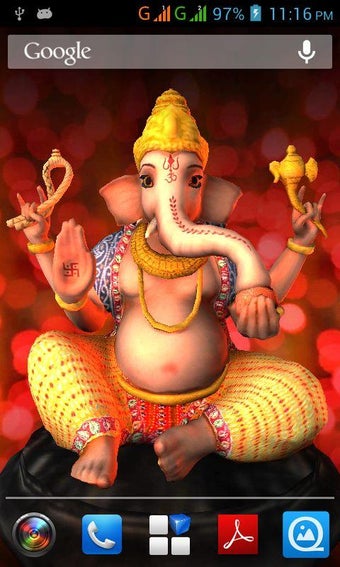 3D Ganesh Live Wallpaperの画像0