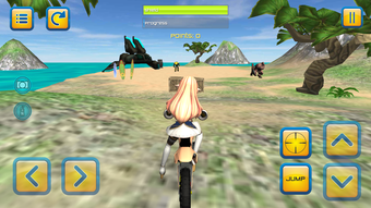 Obraz 0 dla Motorbike Girls Jumping M…
