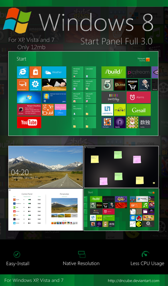 Image 4 for Windows 8 Start Panel
