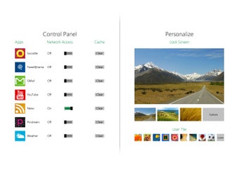 Image 1 for Windows 8 Start Panel