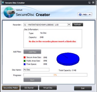 GiliSoft Secure Disc Crea…的第5张图片