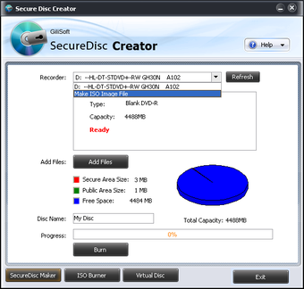 GiliSoft Secure Disc Crea…的第6张图片