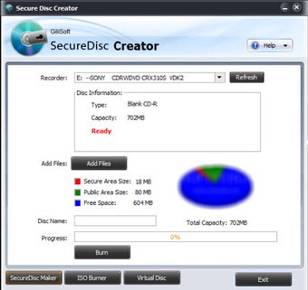 GiliSoft Secure Disc Crea…的第4张图片