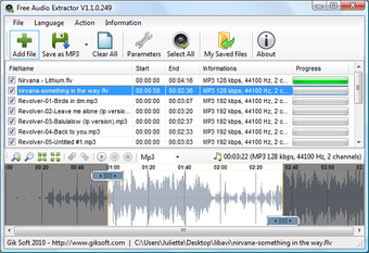 Image 1 for Free Audio Extractor