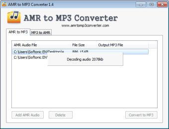 Descargar AMR to MP3 Converter 1.4 para Windows Filehippo.com