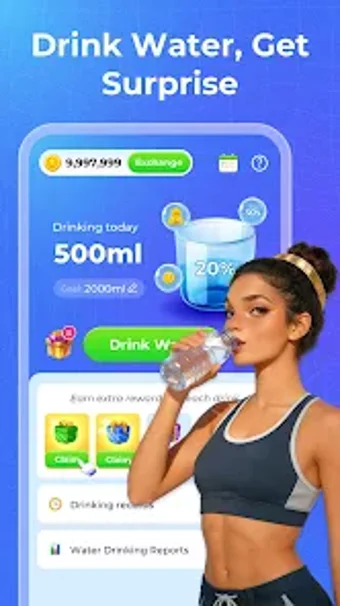 Bild 0 für DrinkLite:Water  Step Tra…