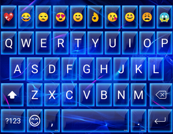 Neon Smoke Emoji Gif Keyb…の画像0