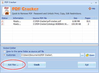 Image 1 for PDF Cracker