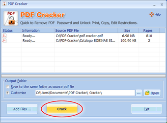 Image 2 for PDF Cracker