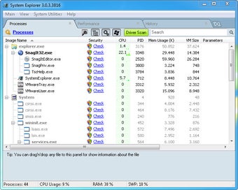 Image 0 for System Explorer