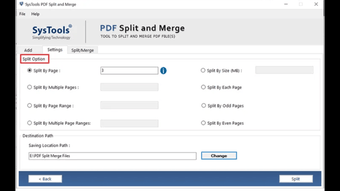 Bild 0 für SysTools PDF Splitter