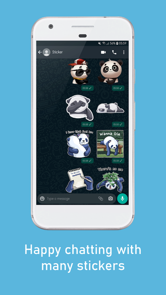 Image 0 pour Panda Stickers WAStickerA…