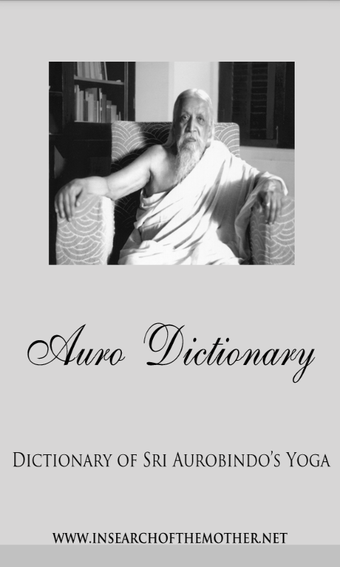 Auro Dictionary:Sri Aurob…的第0张图片