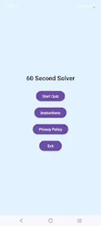 60 Second Solver的第0张图片