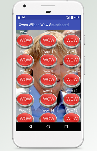 Owen Wilson WOW Soundboard Buttons and widget