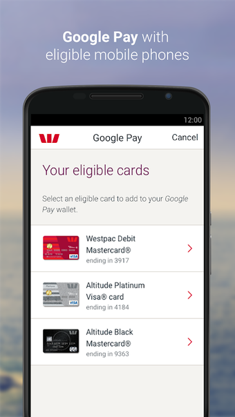 Westpac Mobile Banking Captures 1
