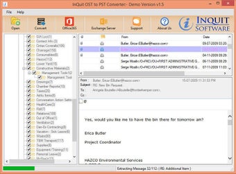 Bild 0 für InQuit OST to PST Convert…
