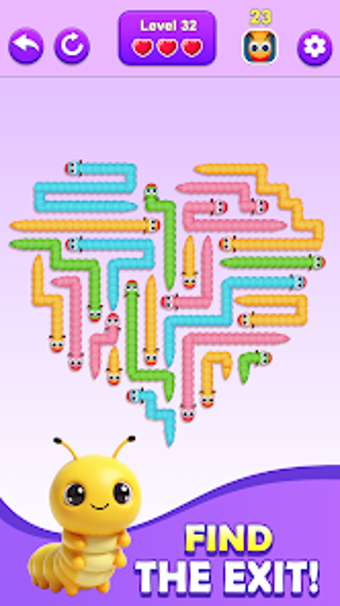 Obraz 0 dla Worm Escape Puzzle