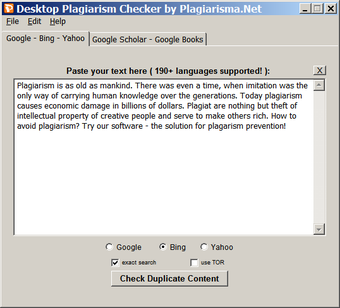 Imagen 0 para Desktop Plagiarism Checke…