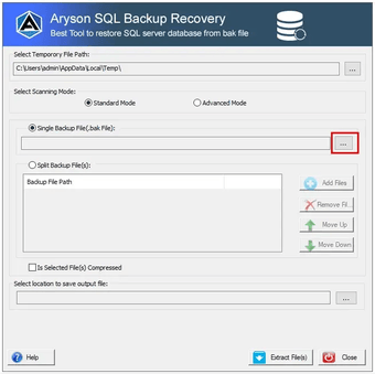 Bild 0 für Aryson SQL Backup Recover…