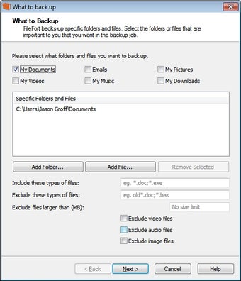 FileFort File Backup Software