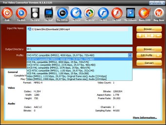 Video Converter Fox的第5张图片