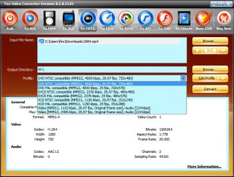 Obraz 6 dla Video Converter Fox