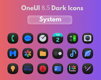 Bild 0 für OneUi 8.5 Dark Icons