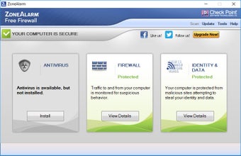 ZoneAlarm Free Firewall的第0张图片