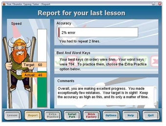 Image 3 for Ten Thumbs Typing Tutor