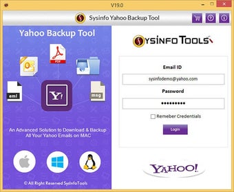Image 0 for SysInfoTools Yahoo Backup…