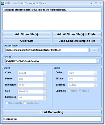 All Formats Video Converter Software