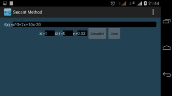 Imagen 0 para Secant Method