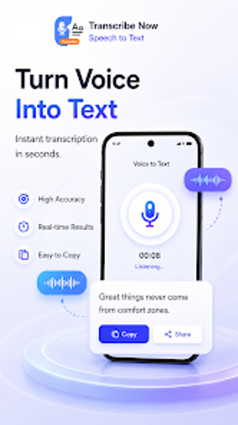 Bild 0 für Transcribe Now: Speech to…