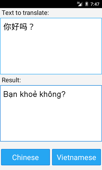 Vietnamese Chinese Translator