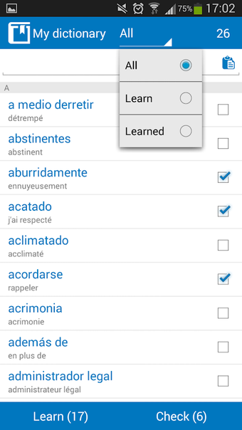 Immagine 0 per French - Spanish dictiona…