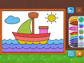 Coloring Games: Coloring Book Painting Glow Draw