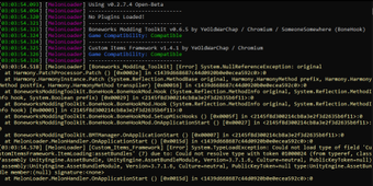 MelonLoader screenshot 2