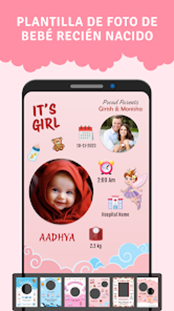 Obraz 0 dla NewBorn Baby Birth Frame
